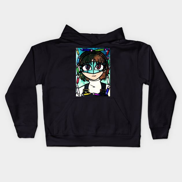 Mask of Queen Kids Hoodie by ScribbleSketchScoo